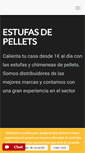 Mobile Screenshot of estufas-de-pellets.com